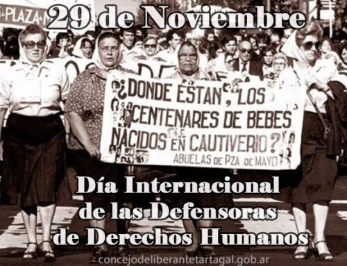 29 de Noviembre -Día Internacional de las Defensoras de Derechos Humanos-